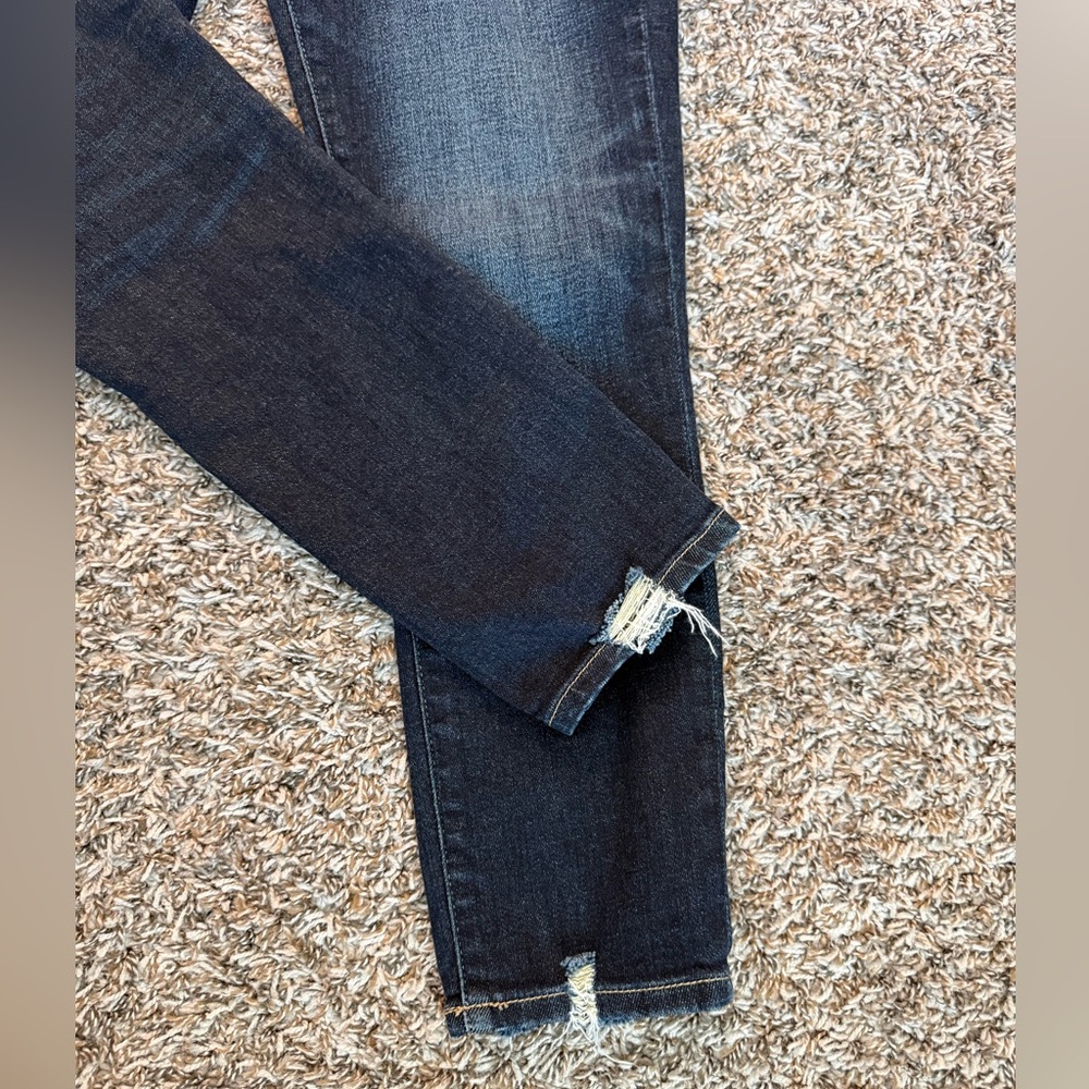 Buckle Black Ankle Skinny Jeans - Picture 14 of 15
